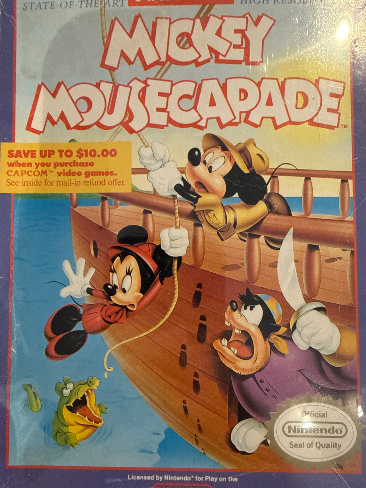 🔵NES Mickey Mousecapade CIB