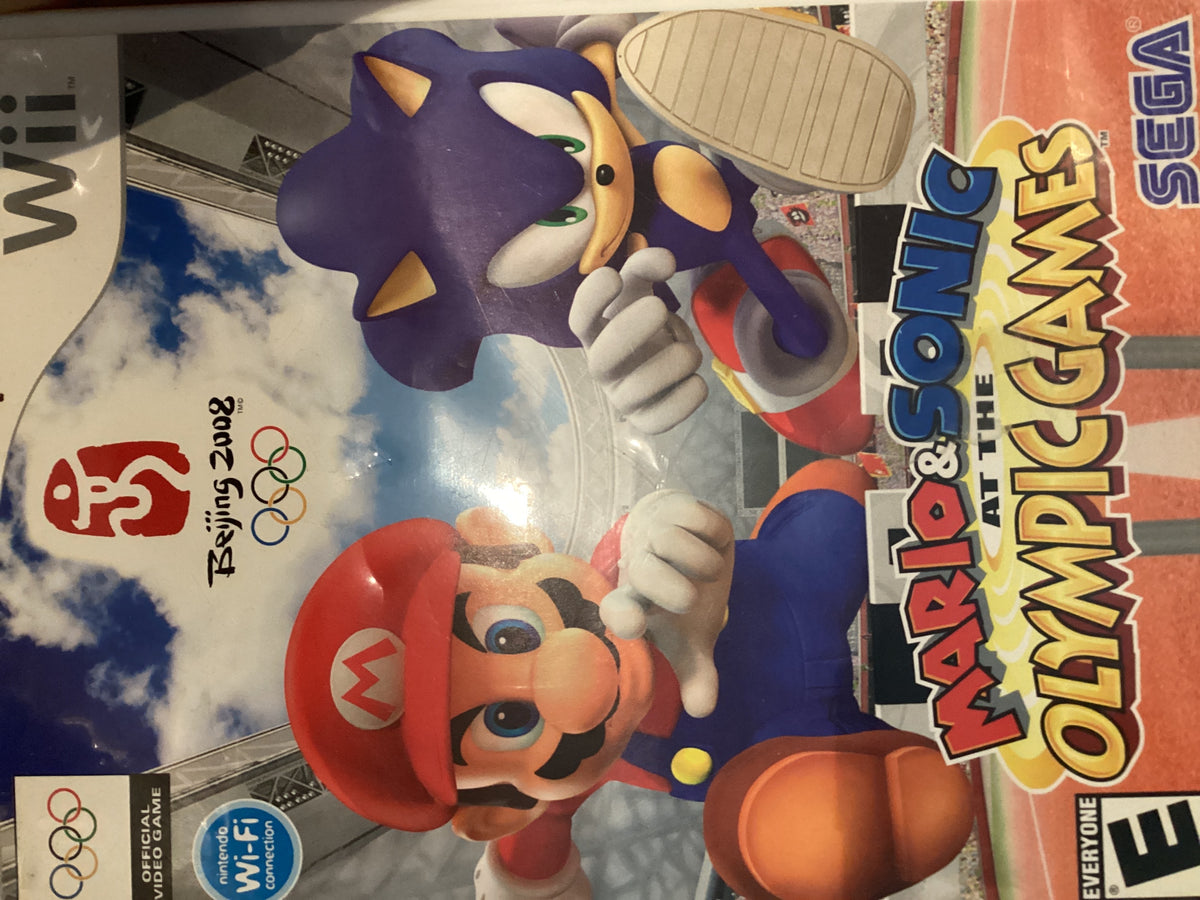 Wii Mario and Sonic at the Olympic Games CIB