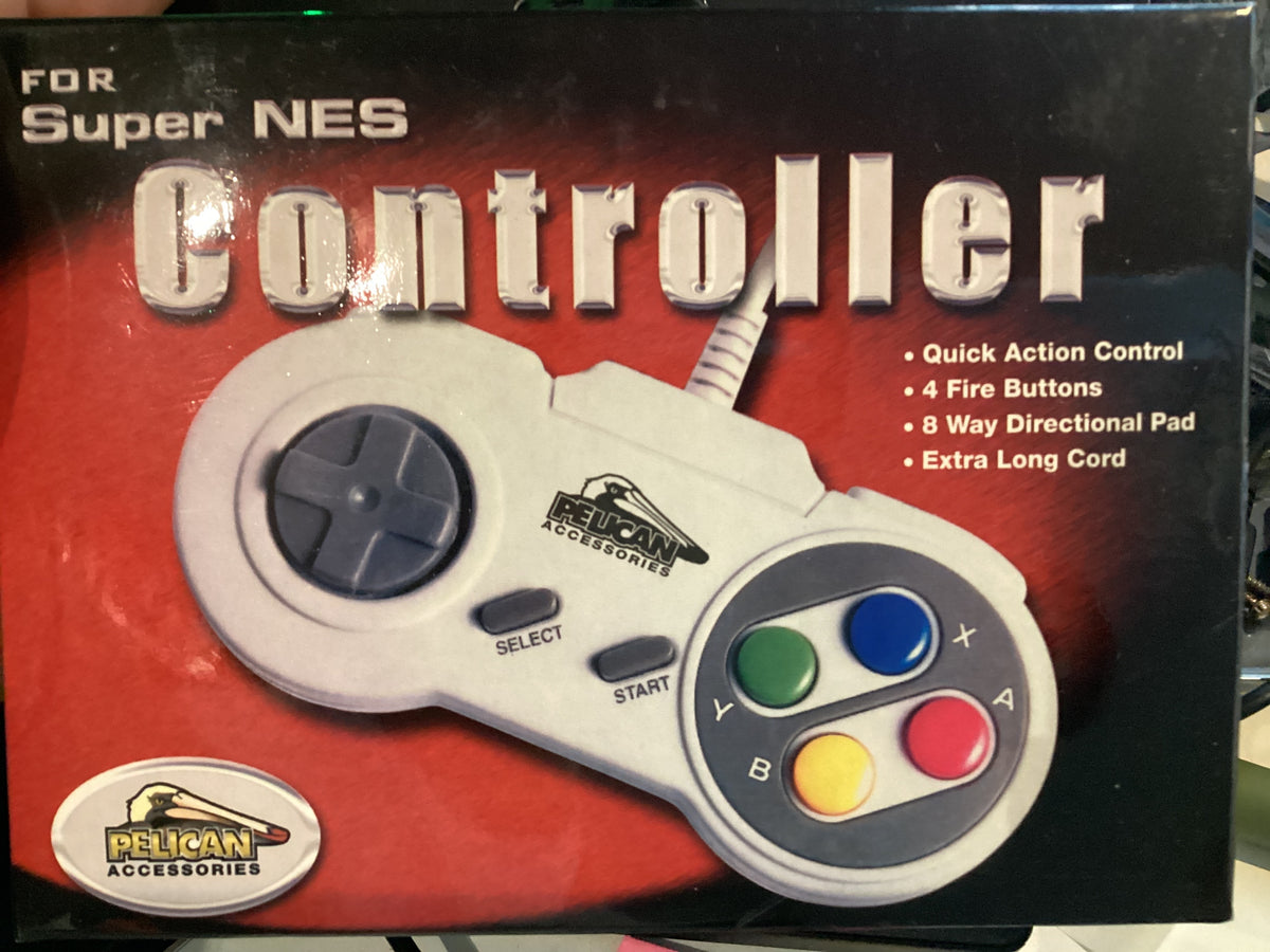 Super NES Pelican Controller New/Sealed