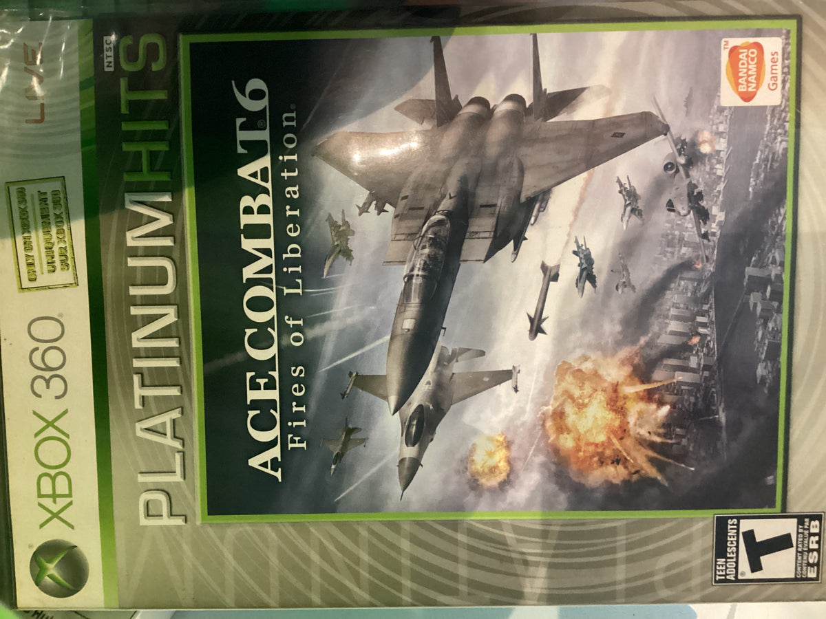 Xbox 360 Ace Combat 6 Platinum Hits CIB