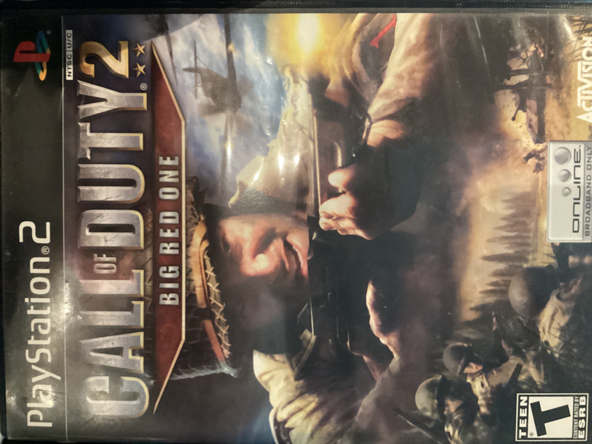 PS2 Call of Duty 2 Big Red One CIB
