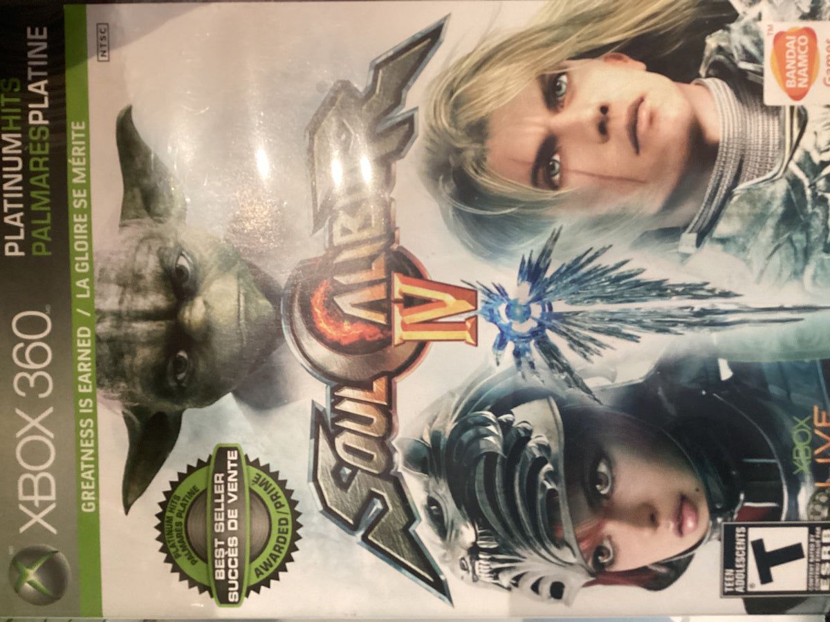 Xbox 360 Soul Calibur IV Platinum Hits CIB