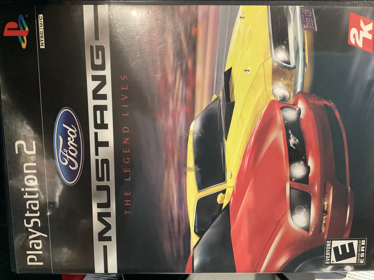 PS2 Ford Mustang The Legend Lives CIB