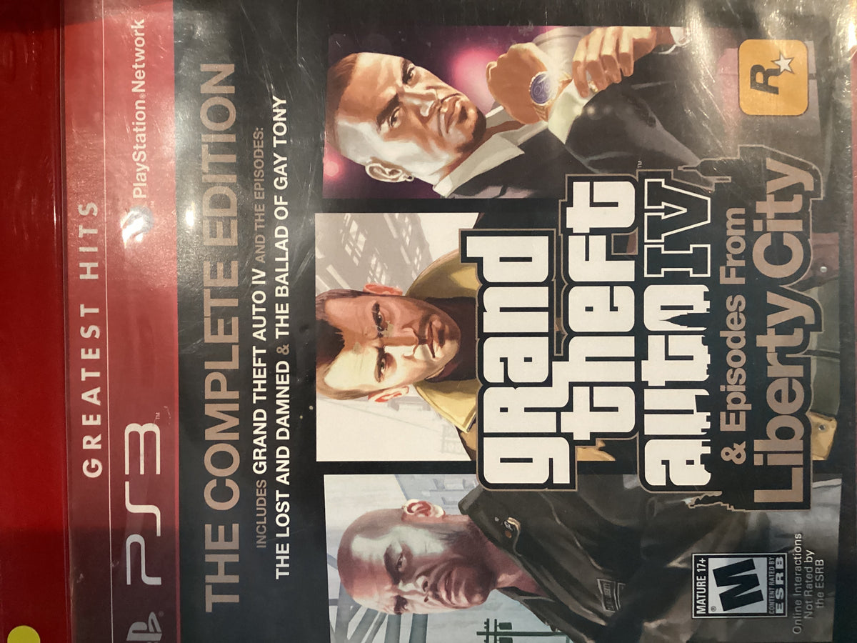 PS3 Grand Theft Auto IV Greatest Hits The Complete Edition CIB+