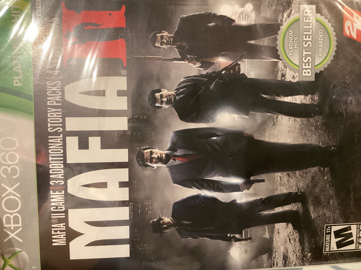 Xbox 360 Mafia 2 Platinum New/Sealed