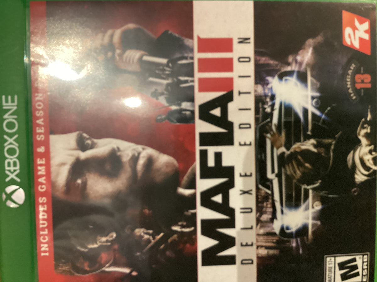 Xbox One Mafia 3 Deluxe Edition CIB W/Map