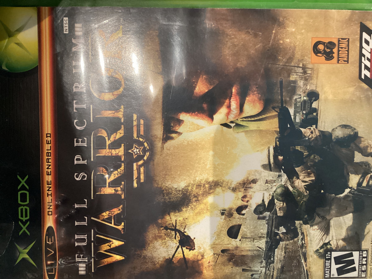 Xbox Full Spectrum Warrior CIB