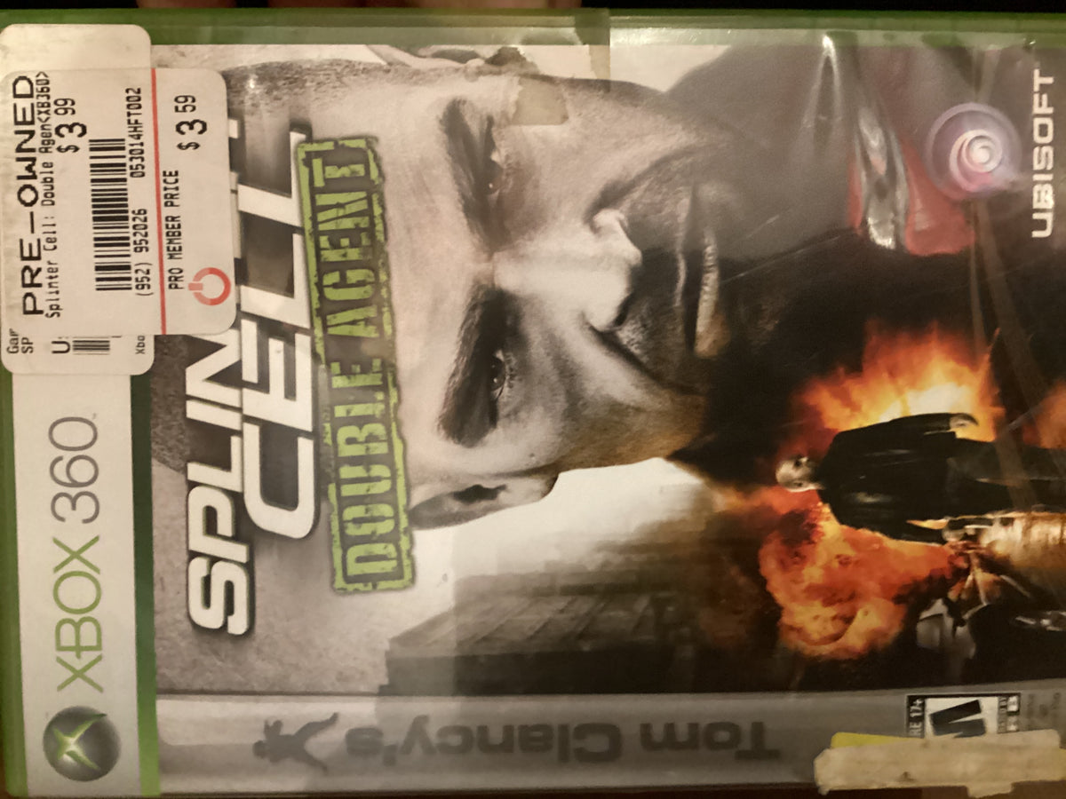 Xbox 360 Splinter Cell Double Agent CIB