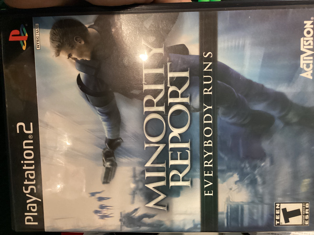 PS2 Minority Report Everybody Runs CIB