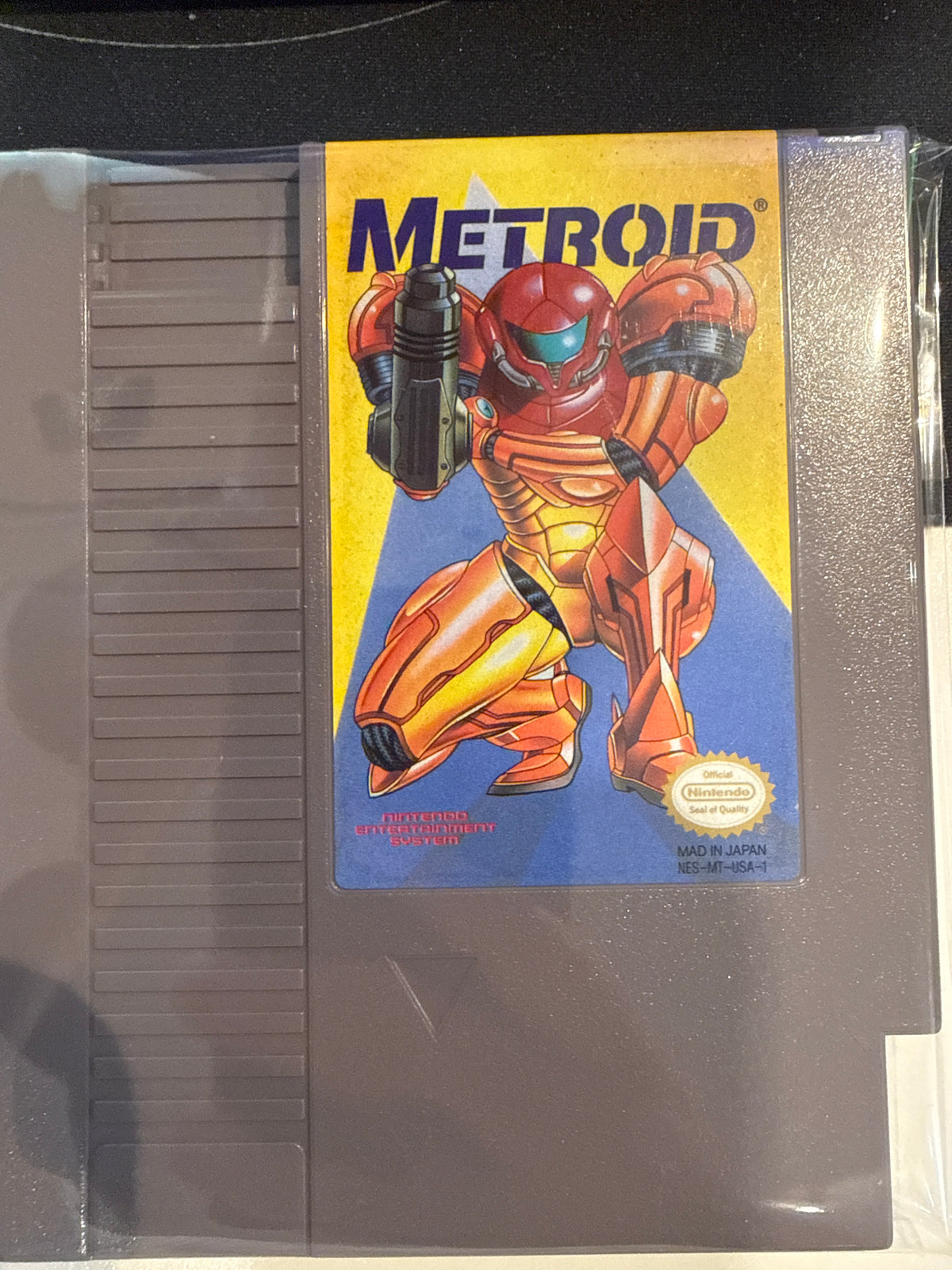 🔵 NES Metroid Yellow Label