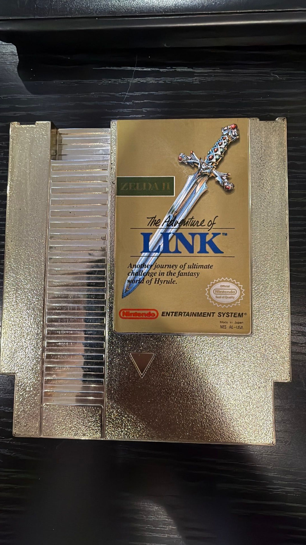 🟢 NES The Adventure of Link W/Manny (Missing Cover)