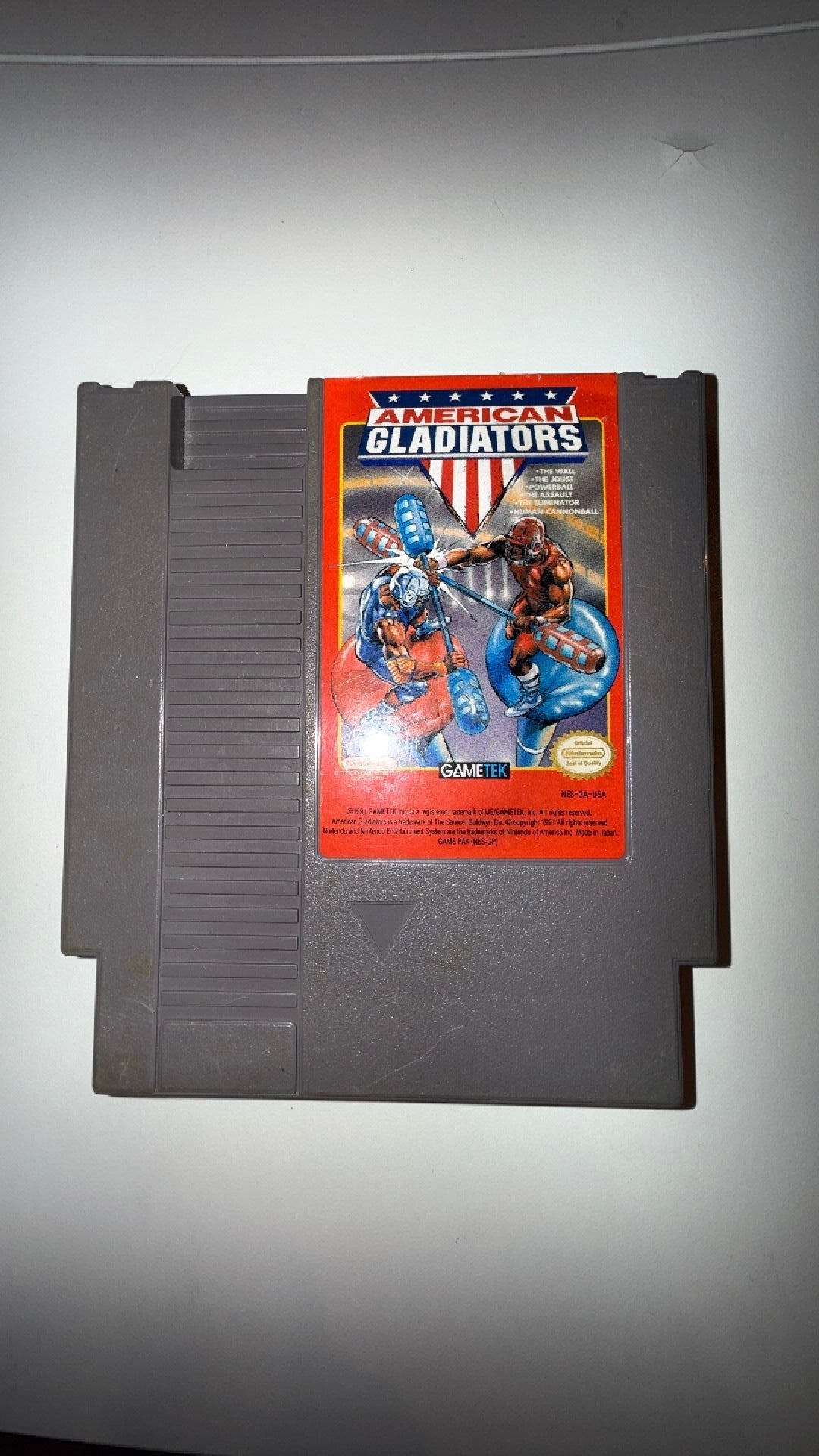 🔵 NES American Gladiators