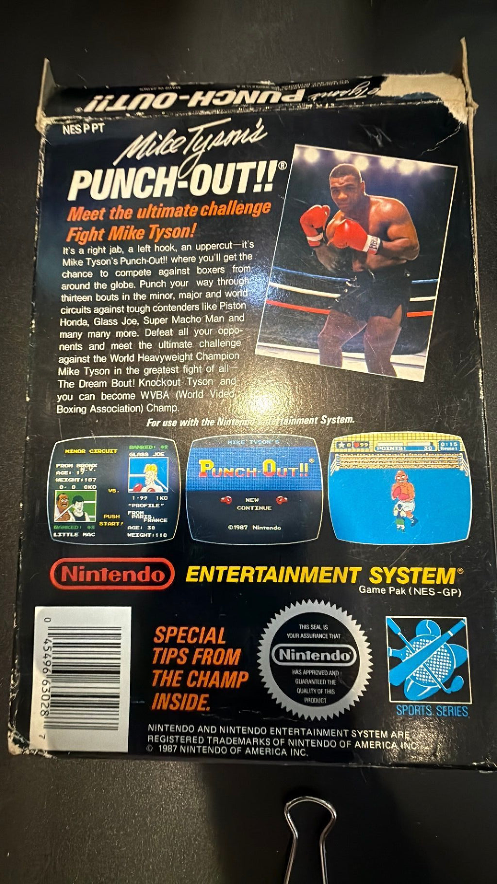 🟢 NES Mike Tyson’s Punch Out!!! CIB